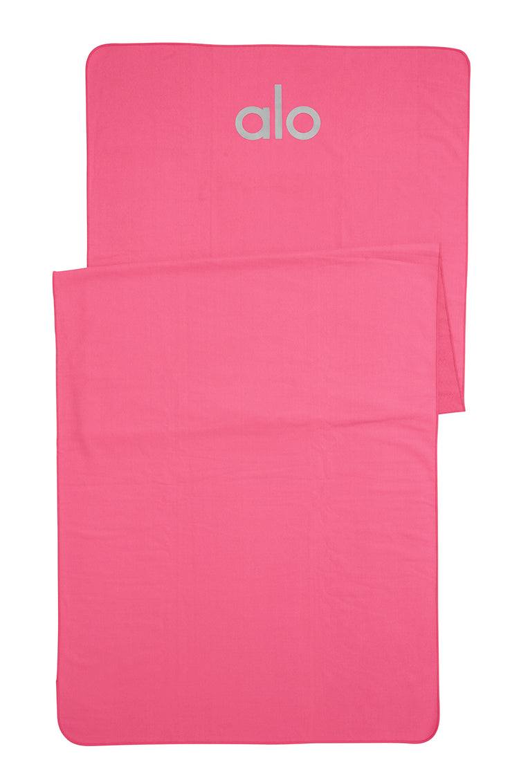 Alo Yoga Grounded No-Slip Towel, Pink Tie Dye, One Size