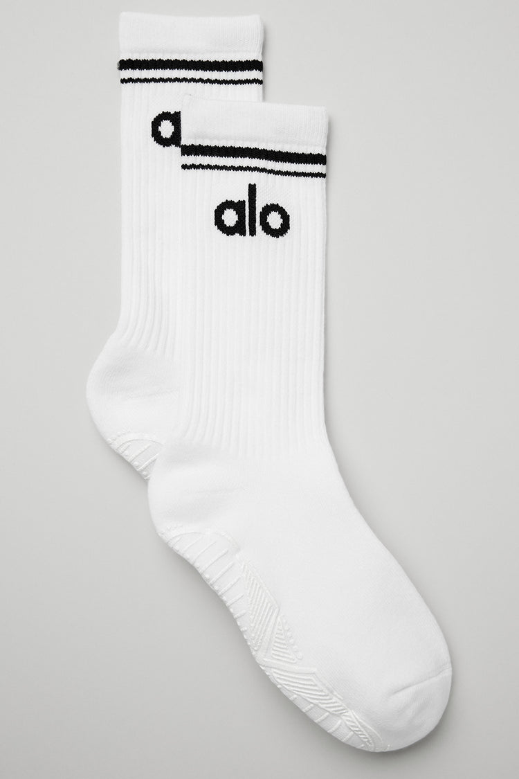 Socks Women's Throwback Barre Sock A0263w White-Black – Kurios by