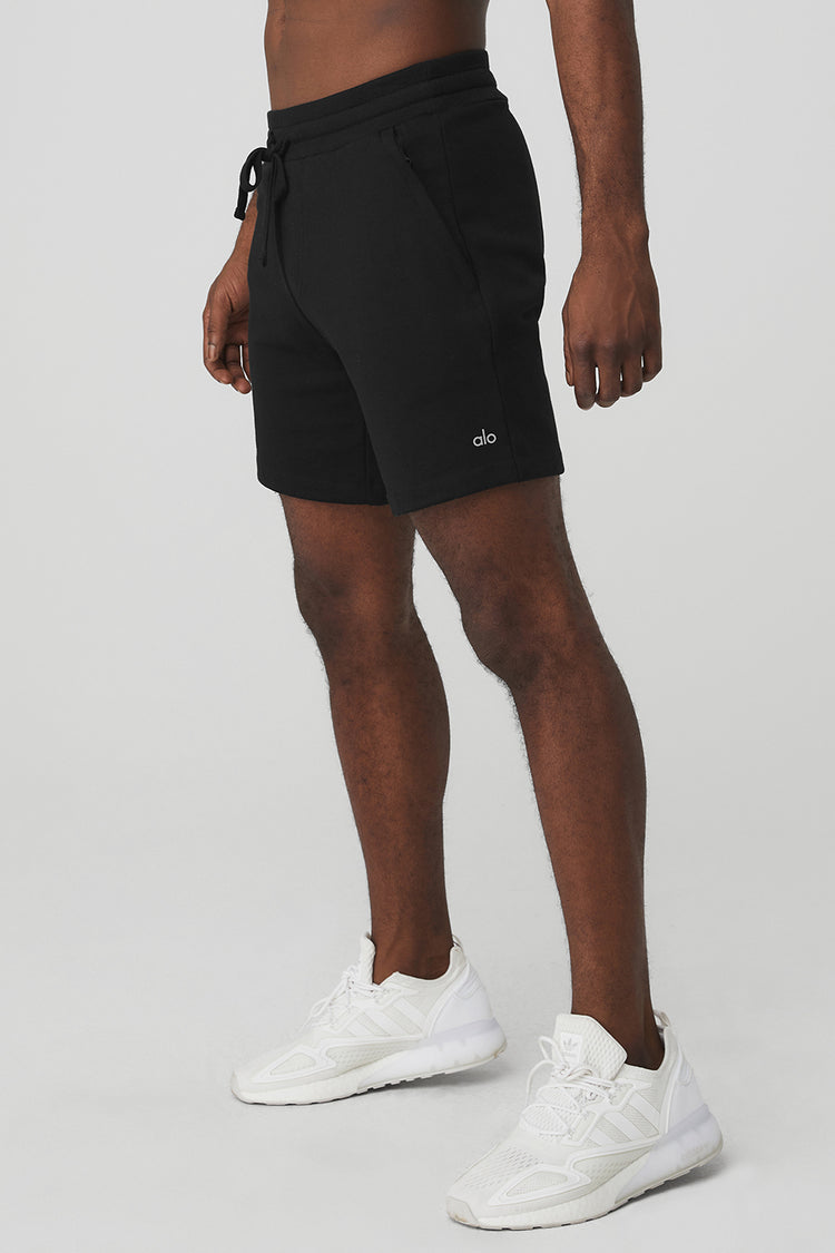 Alo Chill Short M6082r Black Kurios by Pure Apparel