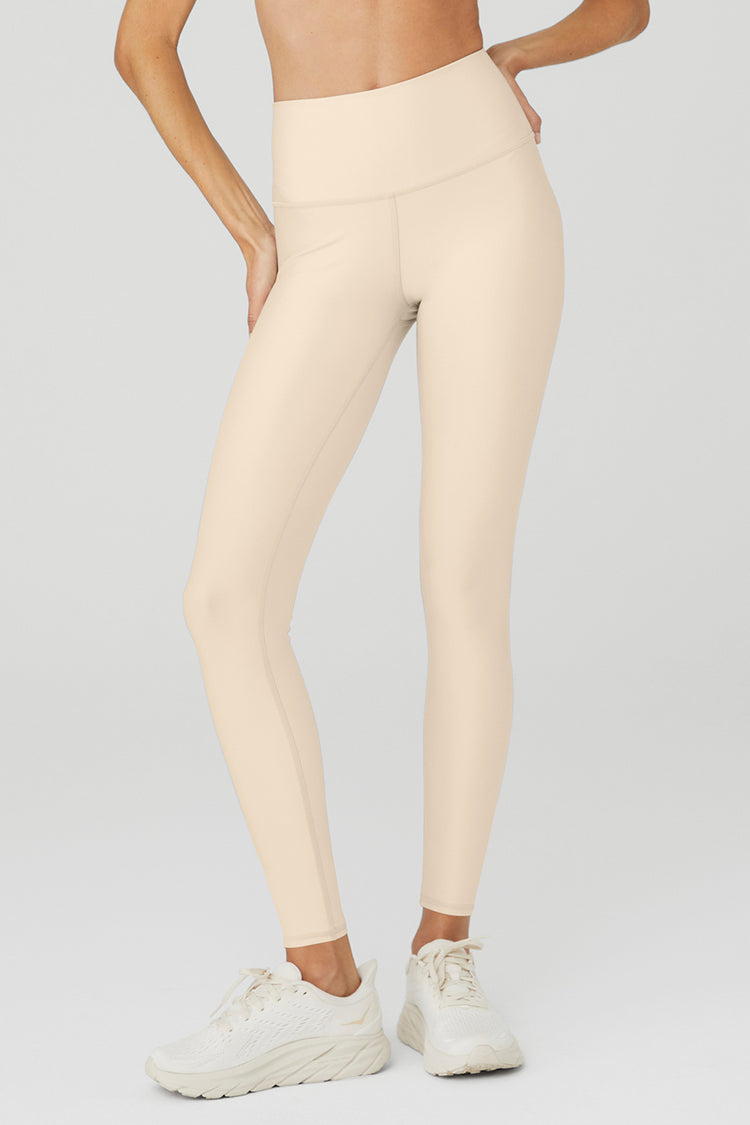 Alo Yoga 7/8 High-waisted Airlift Legging I in Natural