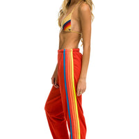 Pants 5 Stripe Sweat Wsprs5 Red-Neon-Rainbow