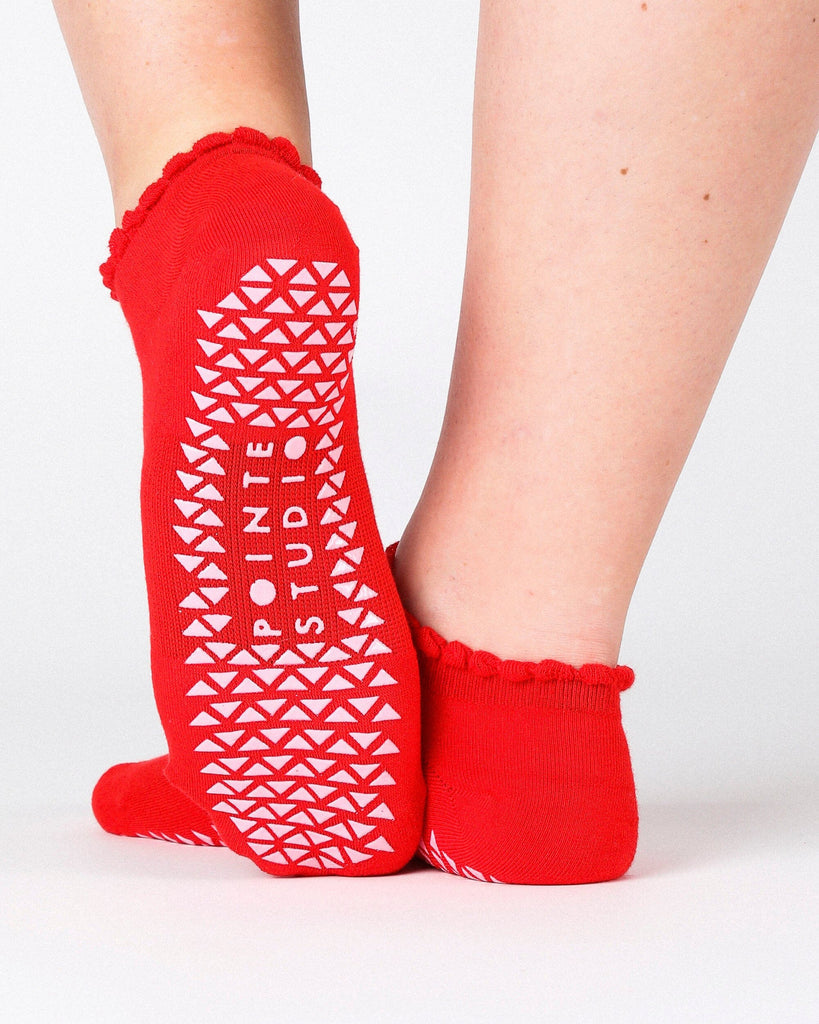 Pointe Studio Women's The Happy Ankle Grip Socks