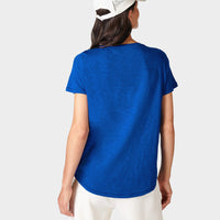 Refresh V-neck T-shirt Sb5497 Lightning-Blue