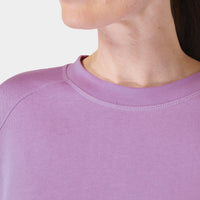 After Class Crop Sweatshirt Sb5622c Lily-Purple