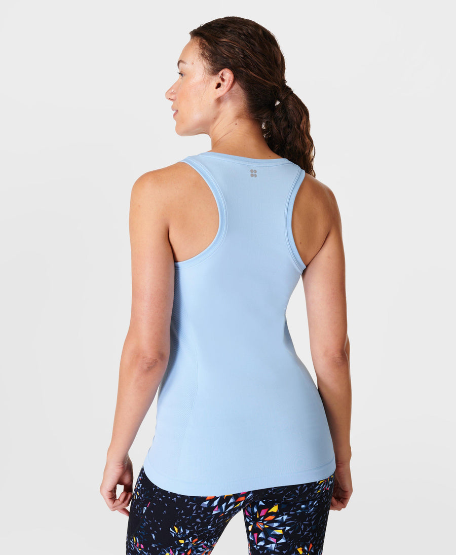 Athlete Seamless Workout Tank Sb6545 Filter-Blue