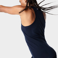 Athlete Seamless Workout Tank Sb6545 Navy-Blue