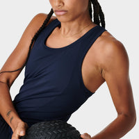 Athlete Seamless Workout Tank Sb6545 Navy-Blue