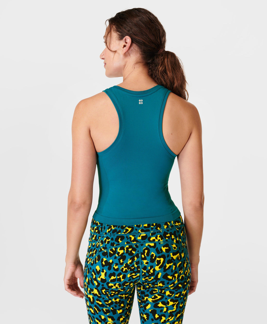 Athlete Crop Seamless Workout Sb6545c Cabin-Blue