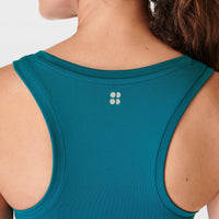 Athlete Crop Seamless Workout Sb6545c Cabin-Blue