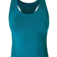 Athlete Crop Seamless Workout Sb6545c Cabin-Blue