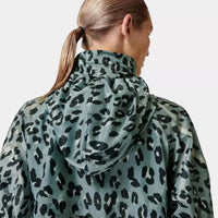 Pack Away Jacket Sb8018a Blue-Cheetah-Print