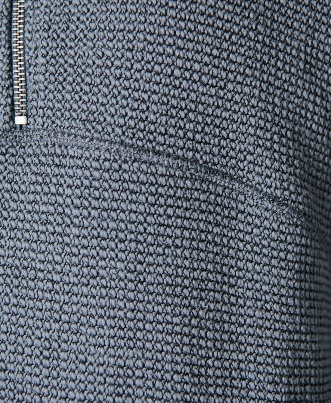 Restful Boucle Half Zip Sweats Sb8089 Steel-Blue