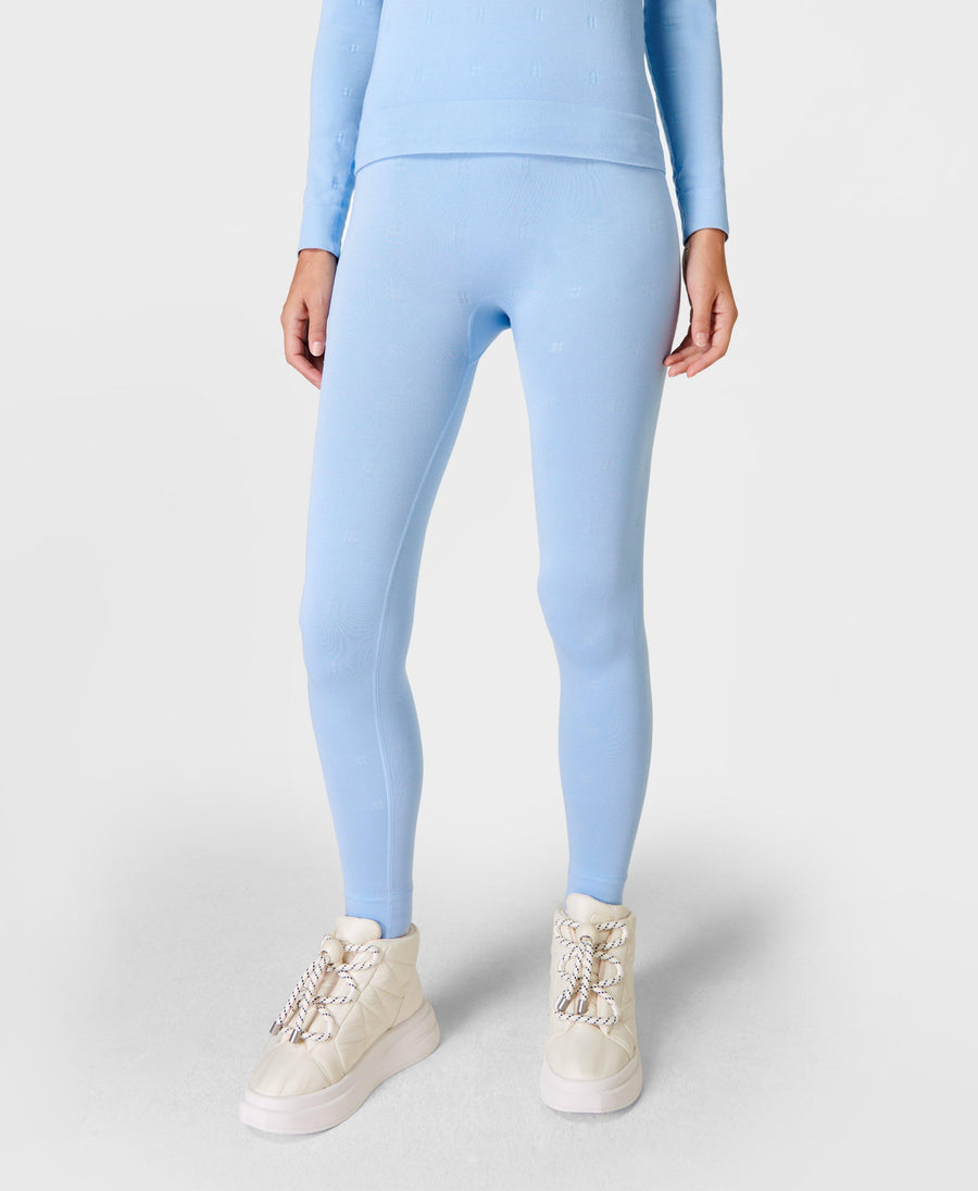 Modal Logo Base Layer Legging Sb9371 Filter-Blue