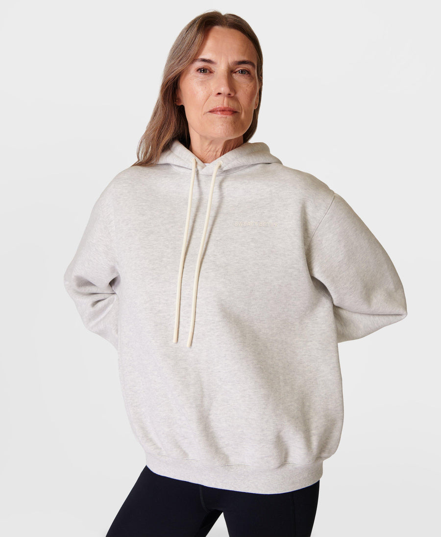 Powerhouse Hoody Sb9443b Ice-Grey-Marl