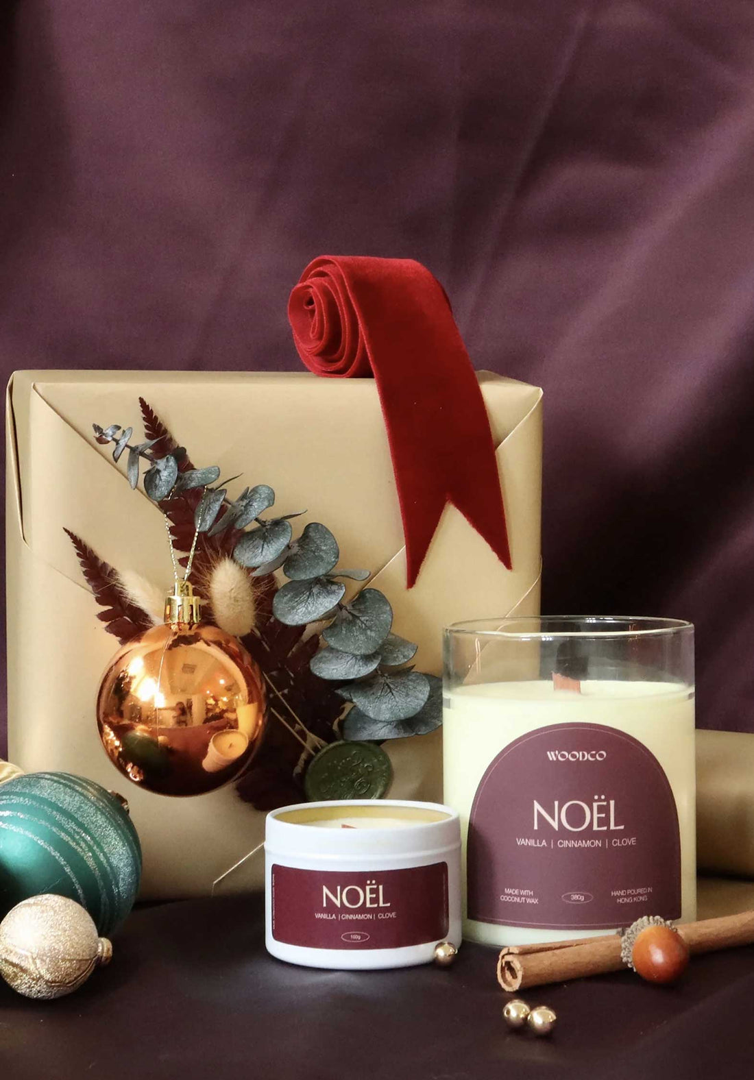 Candle Noel Noel001 Vanilla-Cin-Clov