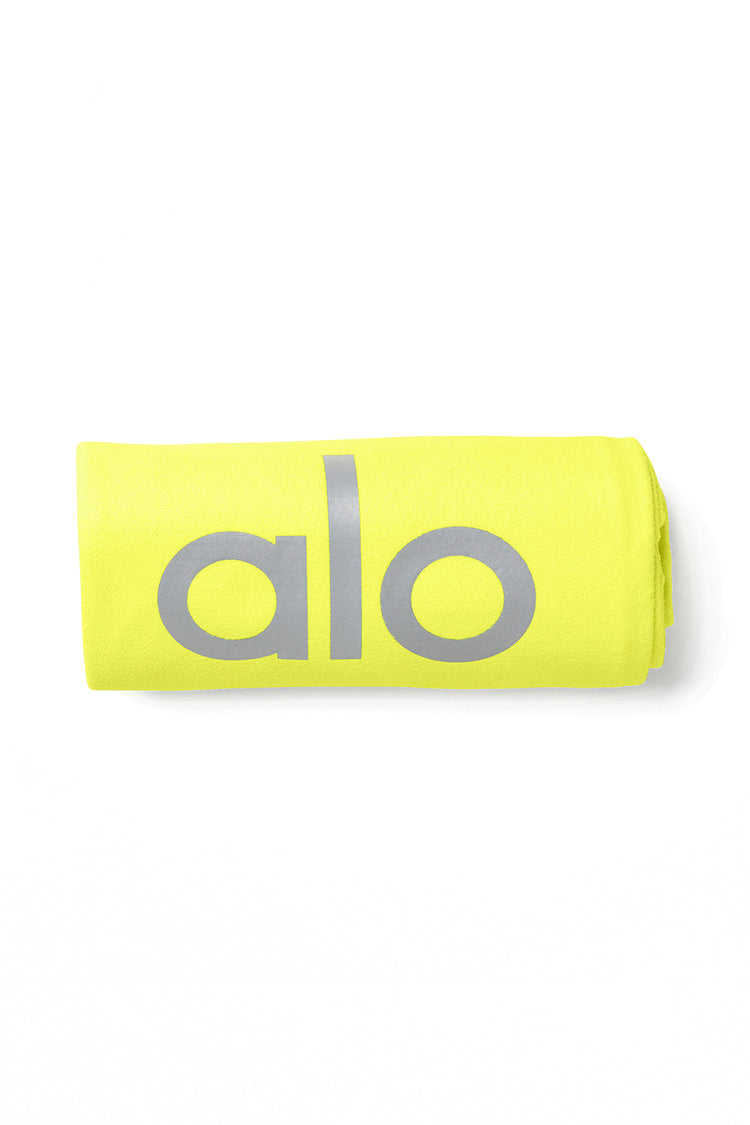 Alo Grounded No-slip Mat Towel A0029u Highlighter