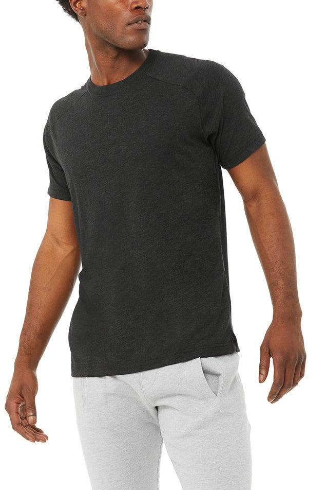 Alo The Triumph Crew Neck Tee M1133r Black-Heather