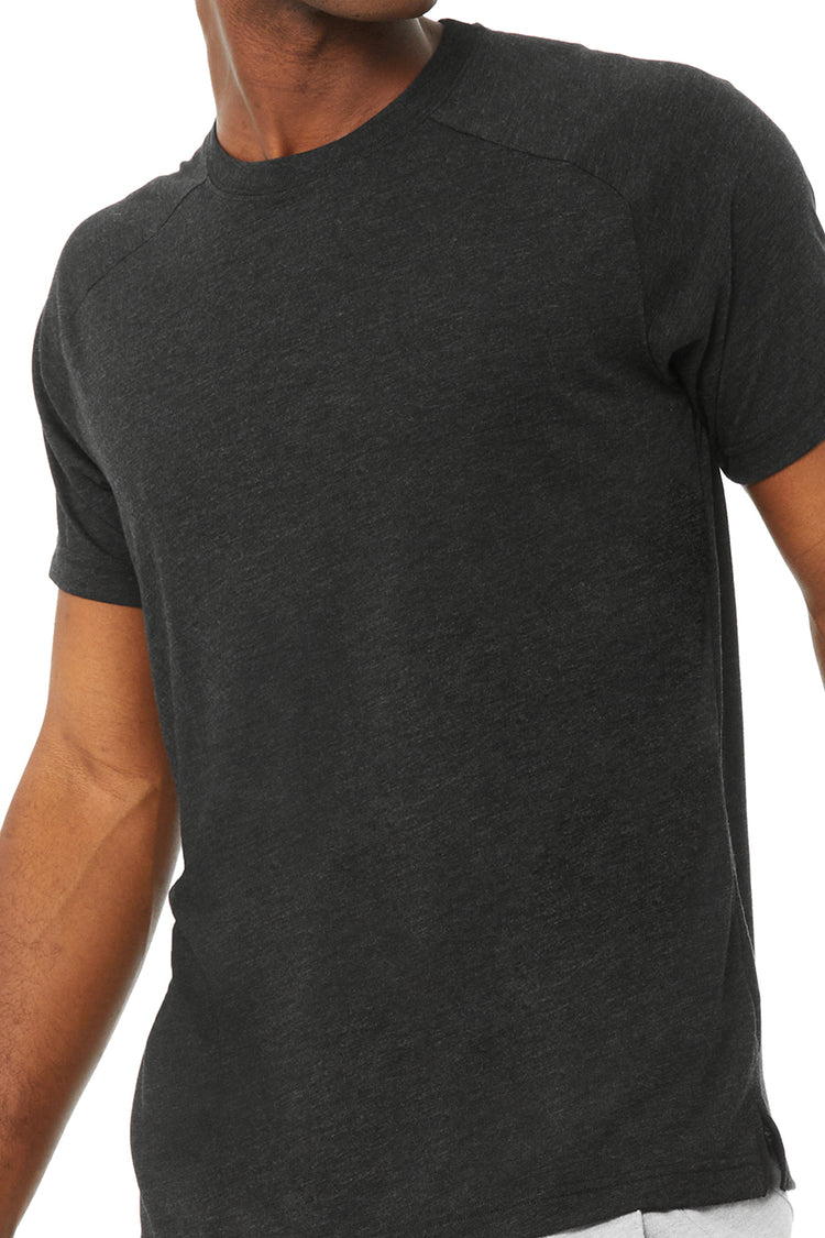 Alo The Triumph Crew Neck Tee M1133r Black-Heather