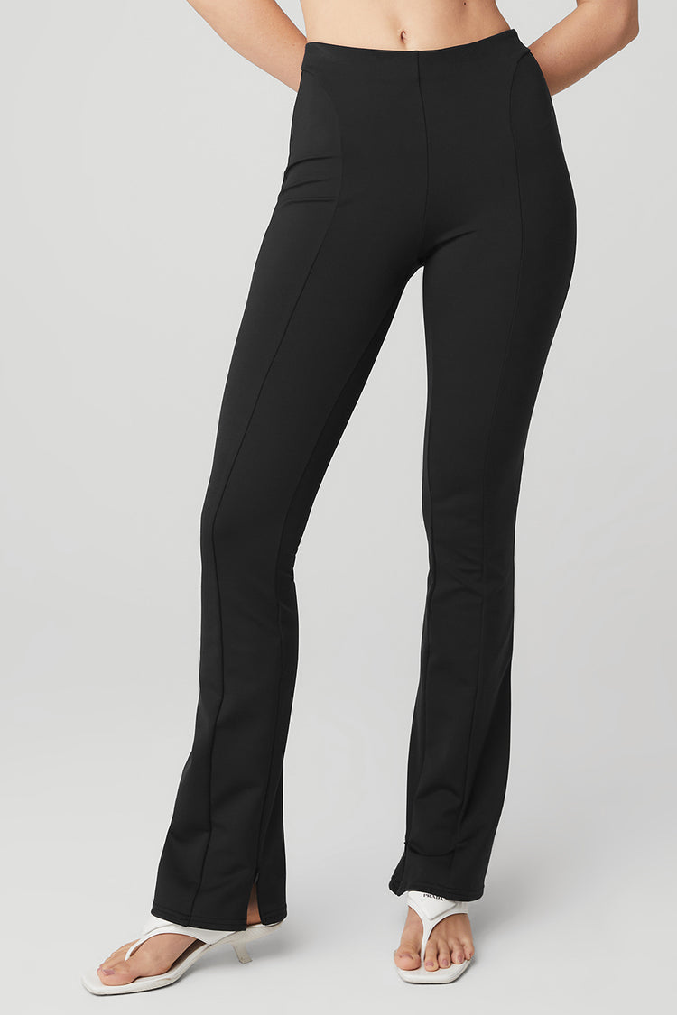 Alo Hw Zip It Flare Legging W51030r Black