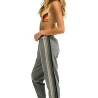 Pants 5 Stripe Sweat Wsprs5 Heather-Grey-Grey
