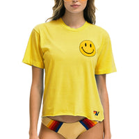 T-shirt Smiley 2 Boyfriend Tee Wtcsml2 Heather-Grey