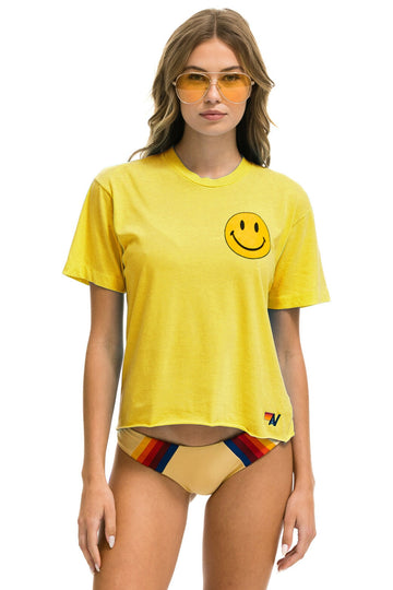 T-shirt Smiley 2 Boyfriend Tee Wtcsml2 Heather-Grey