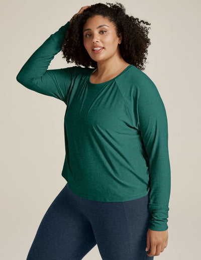 Pullover Featherweight Dayd Lwsd7792 Lunar-Teal-Heather