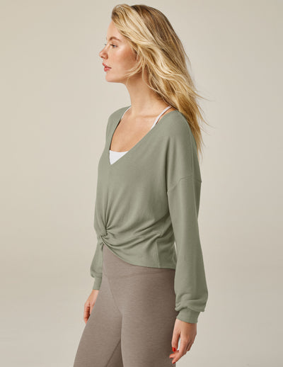 Pullover Twist Up Reversible Nh7871 Grey-Sage