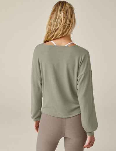 Pullover Twist Up Reversible Nh7871 Grey-Sage