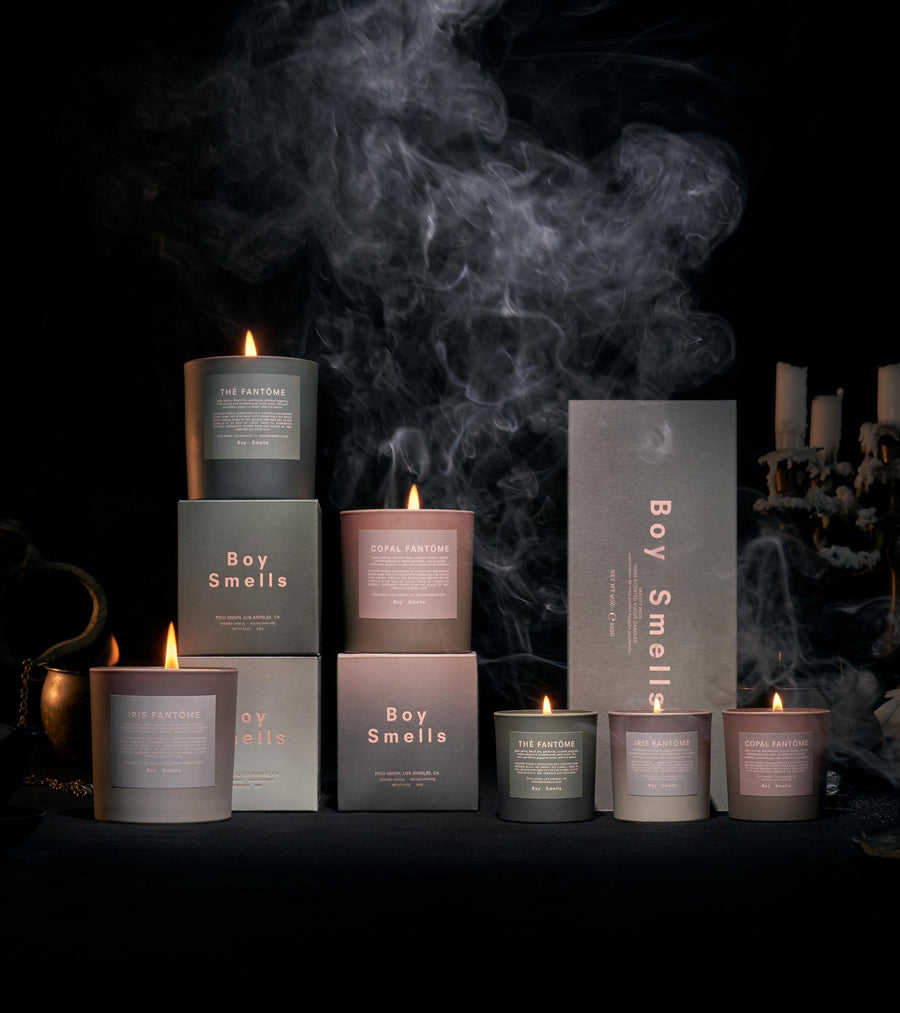 Candle  Iris Fantome Grey-Ombre