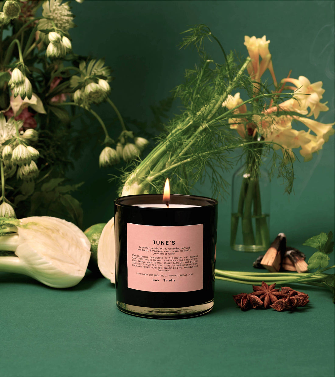 Candle  Junes Pink