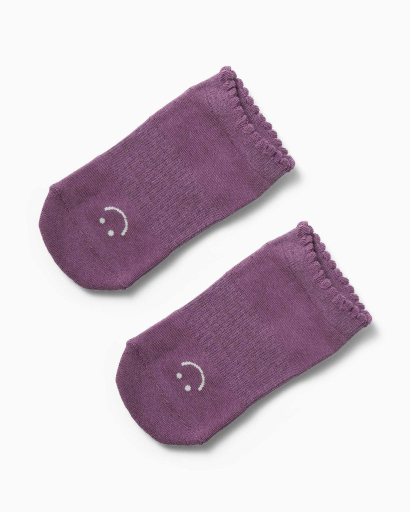Socks Happy Full Foot Happy Grip Violet