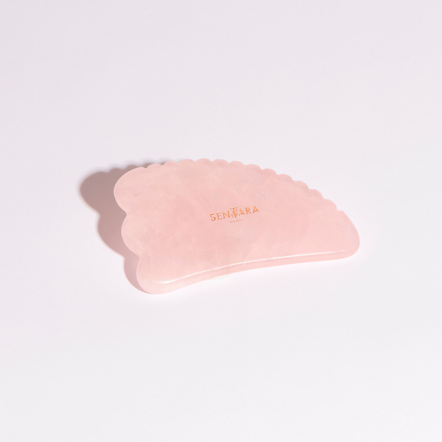 Facial Tools Gua Sha C Gua Sha Corne Dents Quartz-Rose