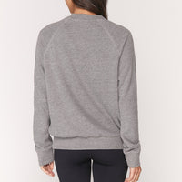 Sweatshirt Grateful Old School Pullover Cs0417001 Heather-Light-Grey